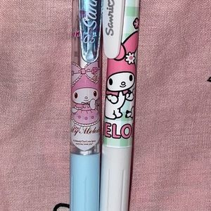 LAST WEEK!! REDUCED ~ My Melody Japan Gel Ink Pen Sold in sets of 2. Brand New